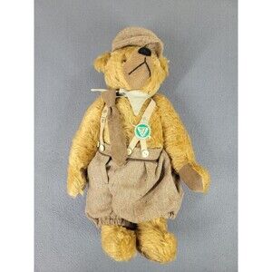 Vintage Hermann Teddy Bear Professor Higgins 174A Mohair Germany Plush 18 Inch